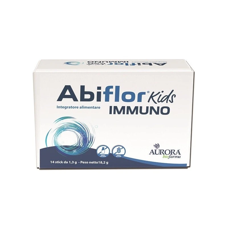 AURORA BIOFARMA Srl ABIFLOR KIDS IMMUNO 14STICK OR 1 AURORA BIOFARMA Srl ABIFLOR KIDS IMMUNO 14STICK OR