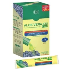 Esi Aloe Vera Succo + Forte Con Concentrato Di Mirtillo 24 Pocket Drink Da 20ml