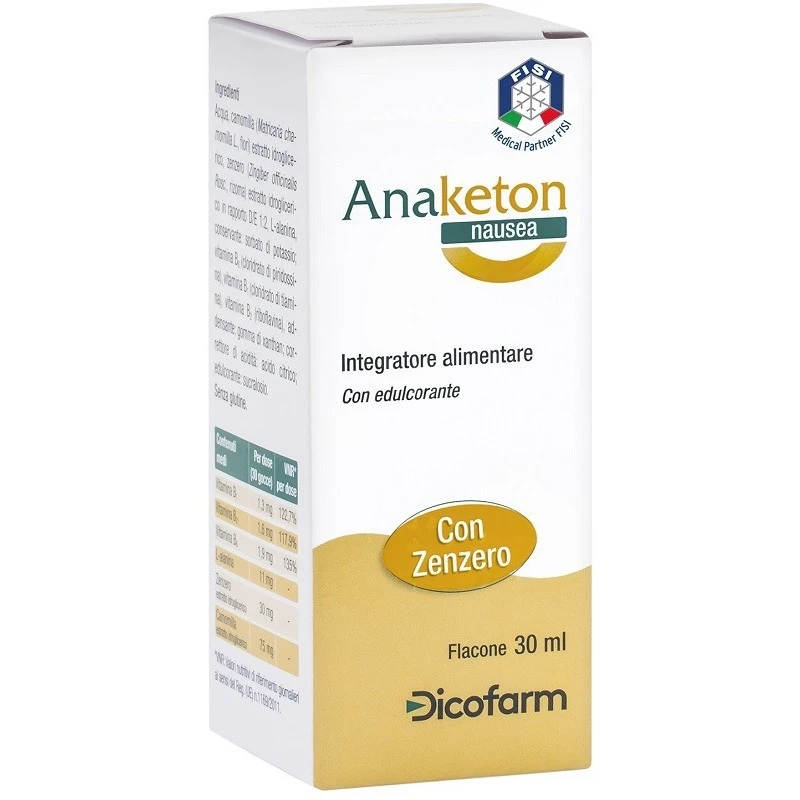 DICOFARM SPA ANAKETON NAUSEA 30ML 1 DICOFARM SPA ANAKETON NAUSEA 30ML