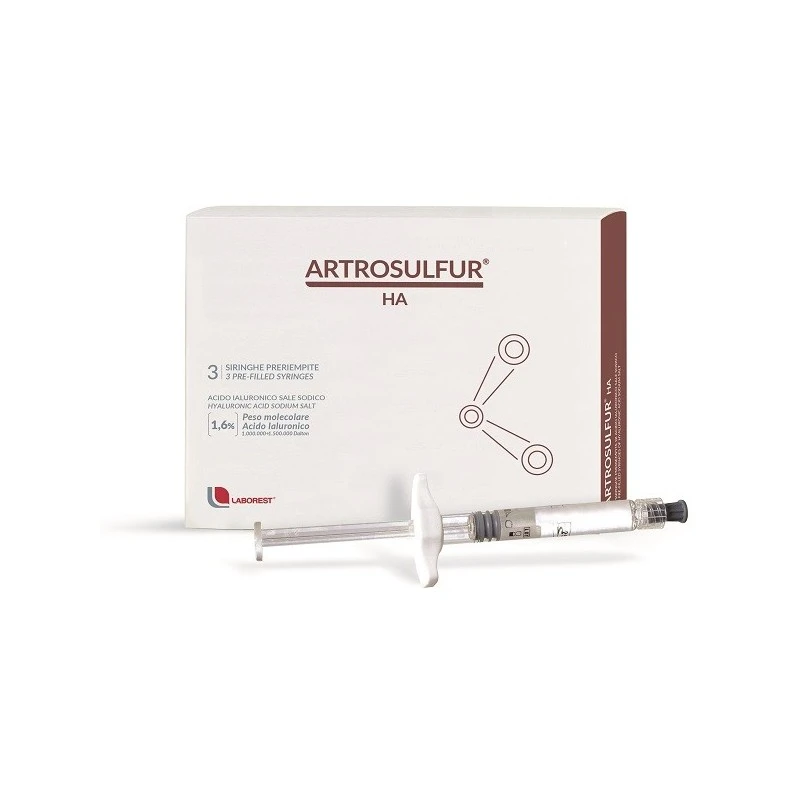 URIACH ITALY SRL ARTROSULFUR HA SIR 1,6% 2ML3PZ 1 URIACH ITALY SRL ARTROSULFUR HA SIR 1,6% 2ML3PZ