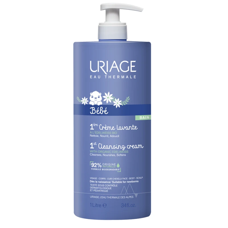 Uriage Laboratoires Dermatolog BEBE CREME LAVANTE 1L 1 Uriage Laboratoires Dermatolog BEBE CREME LAVANTE 1L