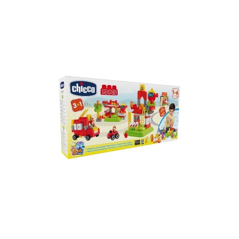 CHICCO (ARTSANA SpA) CH GIOCO COSTRUZ POMPIER 70PZ 1 CHICCO (ARTSANA SpA) CH GIOCO COSTRUZ POMPIER 70PZ