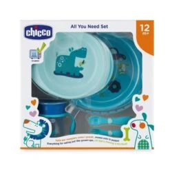 CHICCO (ARTSANA SpA) Chicco Set Pappa 12m+ All You Need Set Azzurro