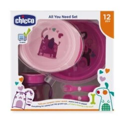 CHICCO (ARTSANA SpA) Chicco Set Pappa 12m+ All You Need Set Rosa