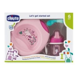 CHICCO (ARTSANA SpA) Chicco Set Pappa Let's Get Started Set 6m+ Rosa