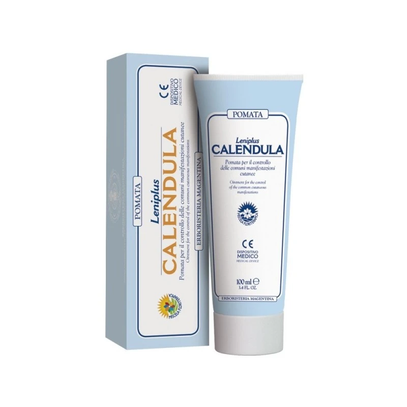 ERBORISTERIA MAGENTINA Srl Erboristeria Magentina Leniplus Calendula Pomata 100ml 1 ERBORISTERIA MAGENTINA Srl Erboristeria Magentina Leniplus Calendula Pomata 100ml