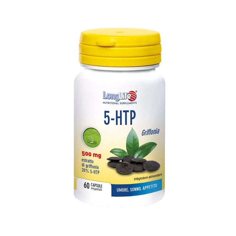 LONGLIFE 5-HTP 60CPS VEG 1 LONGLIFE 5-HTP 60CPS VEG