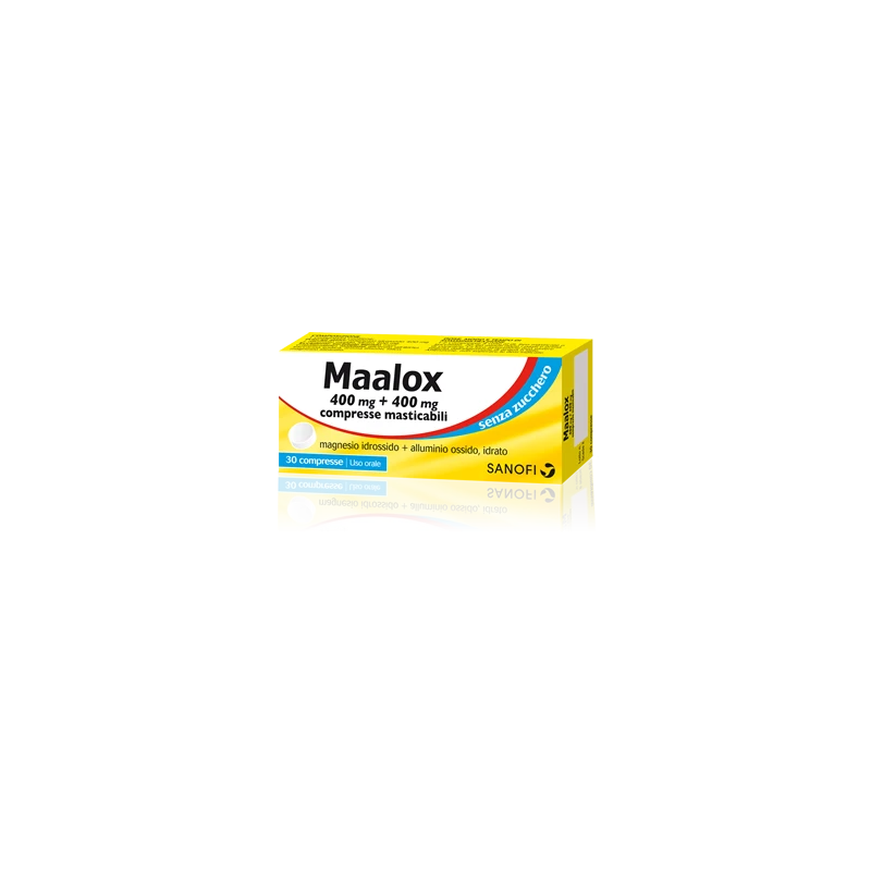 MAALOX*S/Z 30CPR MAST400+400MG 1 MAALOX*S/Z 30CPR MAST400+400MG