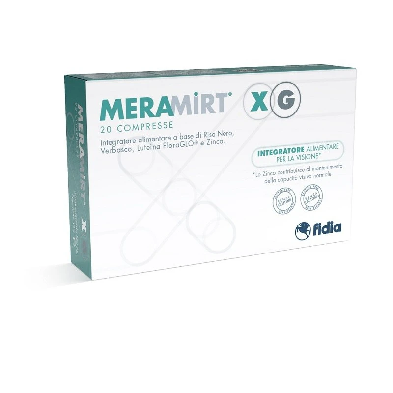 FIDIA FARMACEUTICI SpA MERAMIRT XG 20CPR 1 FIDIA FARMACEUTICI SpA MERAMIRT XG 20CPR