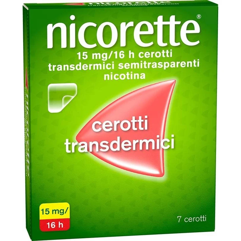 NICORETTE 7CER TRANSD 15MG/16H 1 NICORETTE 7CER TRANSD 15MG/16H
