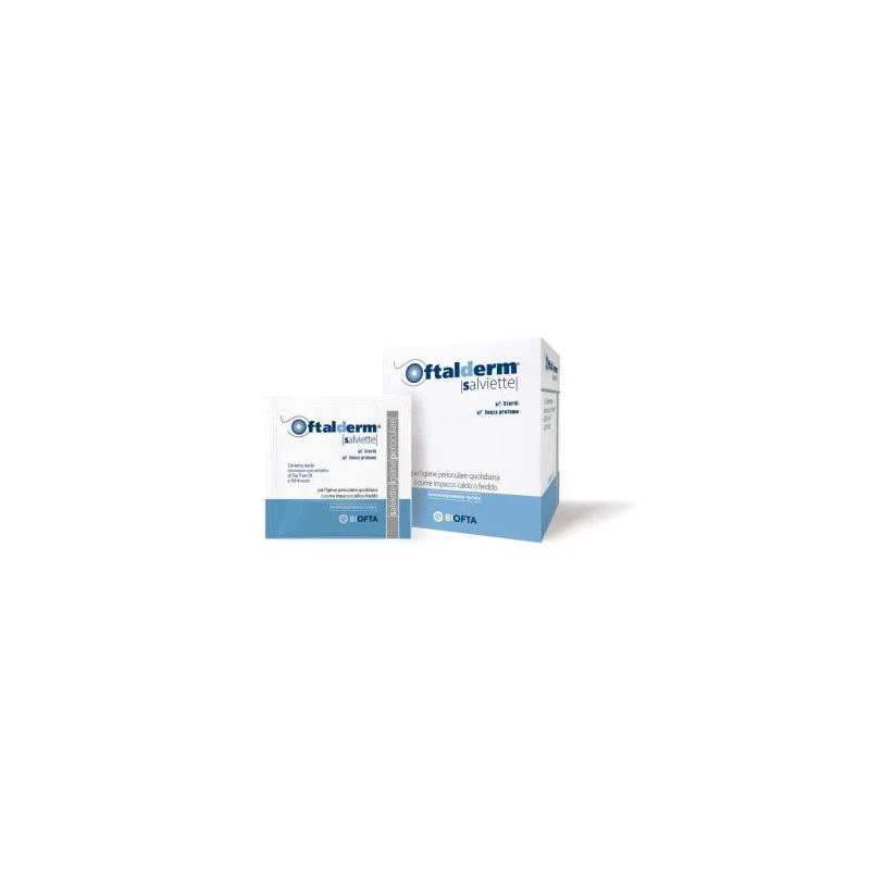 BIODUE SpA OFTALDERM SALVIETTE STERIL16PZ 1 BIODUE SpA OFTALDERM SALVIETTE STERIL16PZ