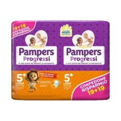 FATER SpA PAMPERS PROGRESSI LARG 38PZ 0245