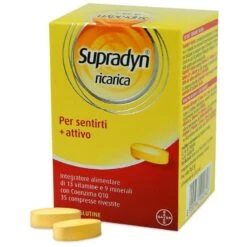 BAYER SPA Supradyn Linea Vitamine E Minerali Ricarica Integratore Completo 35 Compresse