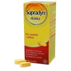 BAYER SPA Supradyn Linea Vitamine E Minerali Ricarica Integratore Completo 60 Compresse