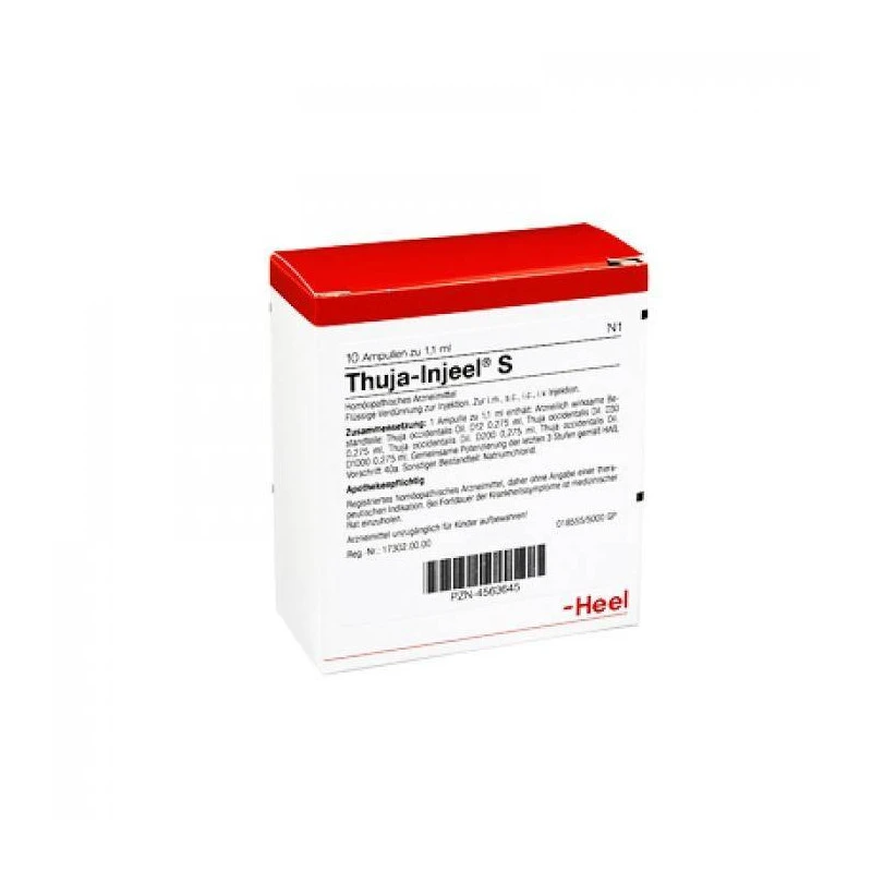 GUNA SpA THUYA INJ 10F 1,1ML HEEL 1 GUNA SpA THUYA INJ 10F 1,1ML HEEL