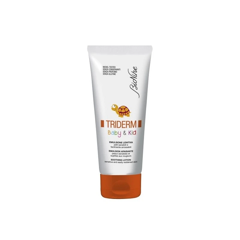 BioNike Triderm Baby&Kid Emulsione Lenitiva Pelli Sensibili Intolleranti 100ml 1 BioNike Triderm Baby&Kid Emulsione Lenitiva Pelli Sensibili Intolleranti 100ml