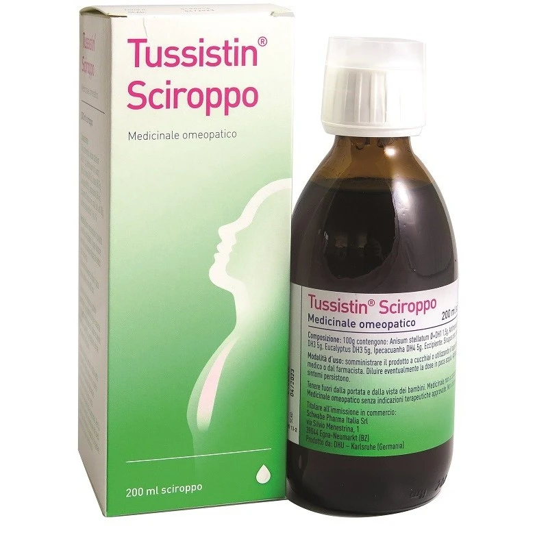 SCHWABE PHARMA ITALIA Srl TUSSISTIN SCIROPPO 200ML 1 SCHWABE PHARMA ITALIA Srl TUSSISTIN SCIROPPO 200ML