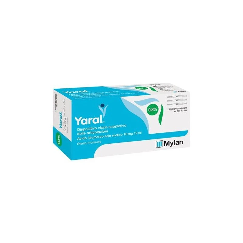YARAL 0,8% 16MG 3SIR 2ML 1 YARAL 0,8% 16MG 3SIR 2ML